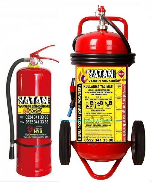 50 KG'lik Arabali Yangin Tüpü Çesitleri Satisi ve Fiyatlari Bursa Vatan Grup güvencesiyle fabrikalar, akaryakit istasyonlari, imalathaneler ve geniş depolar için TSE belgeli, tekerlekli arabalı 50 kg ABC kuru tozlu ve köpüklü yangın tüpü çesitleri, kullanim alanlari, satis ve tekrar dolum teklifleri.
